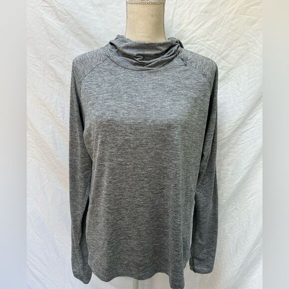 Nike Dri-Fit Women's Element Cowl Neck Running Hoodie (685818) Gray Large - Picture 1 of 6